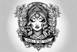 I shall always be with you tattoo idea