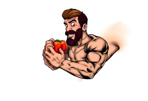 Pepper man tattoo idea
