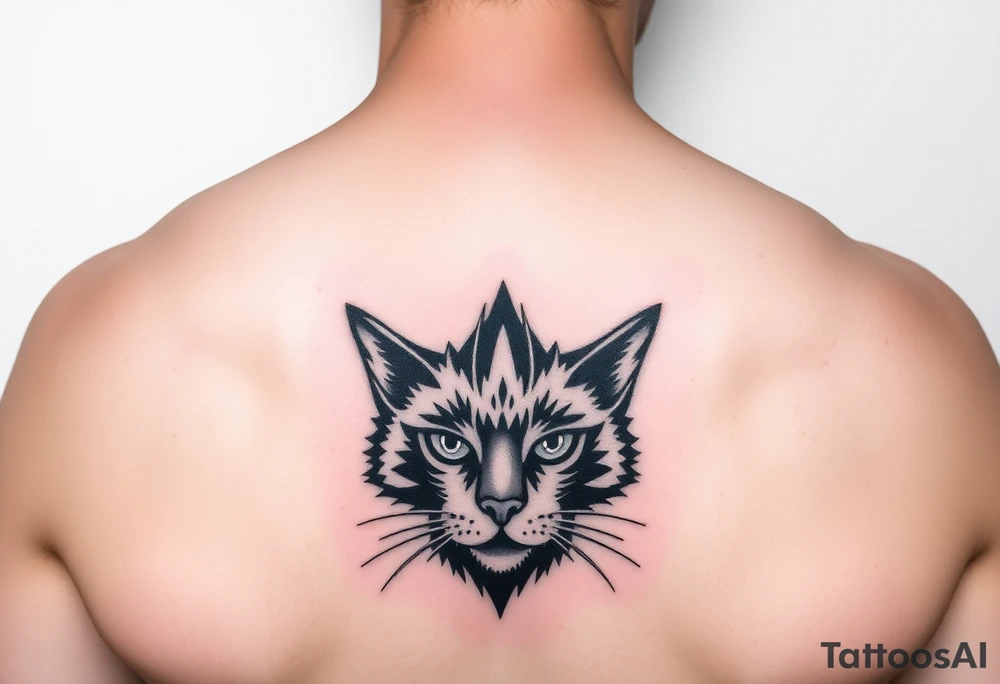 Black Cat tattoo idea