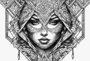 Juste un losange vide tattoo idea