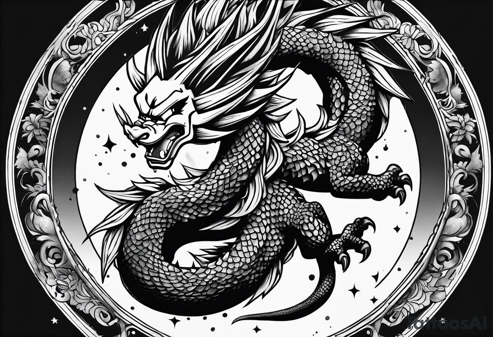 dragon ball z tattoo idea