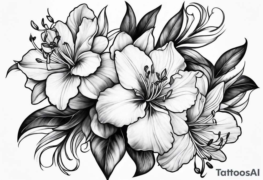 Azaleas tattoo idea