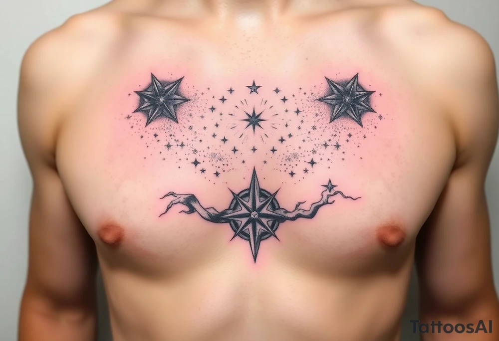 starlit sky tattoo idea