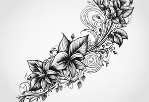 Vines crawling up the arm. tattoo idea