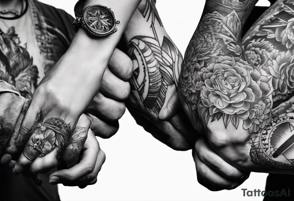tattoo of tew hands pointing at each other but not touching tattoo idea tattoo of tew hands pointing at each other but not touching tattoo idea