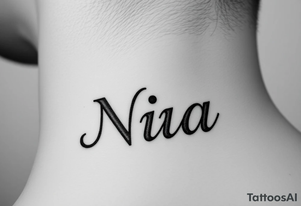 name Nia tattoo idea