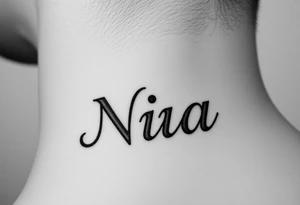 name Nia tattoo idea