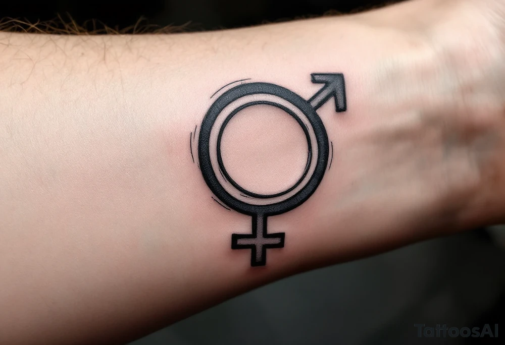 Transgender symbol tattoo tattoo idea