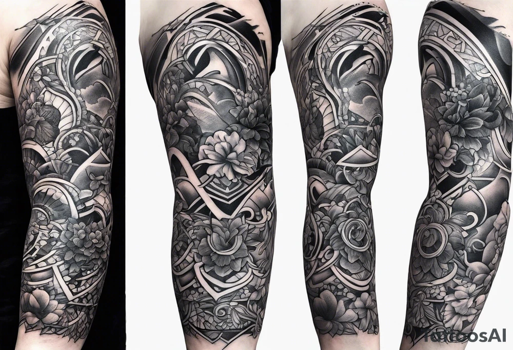 Arm sleeve tattoo idea