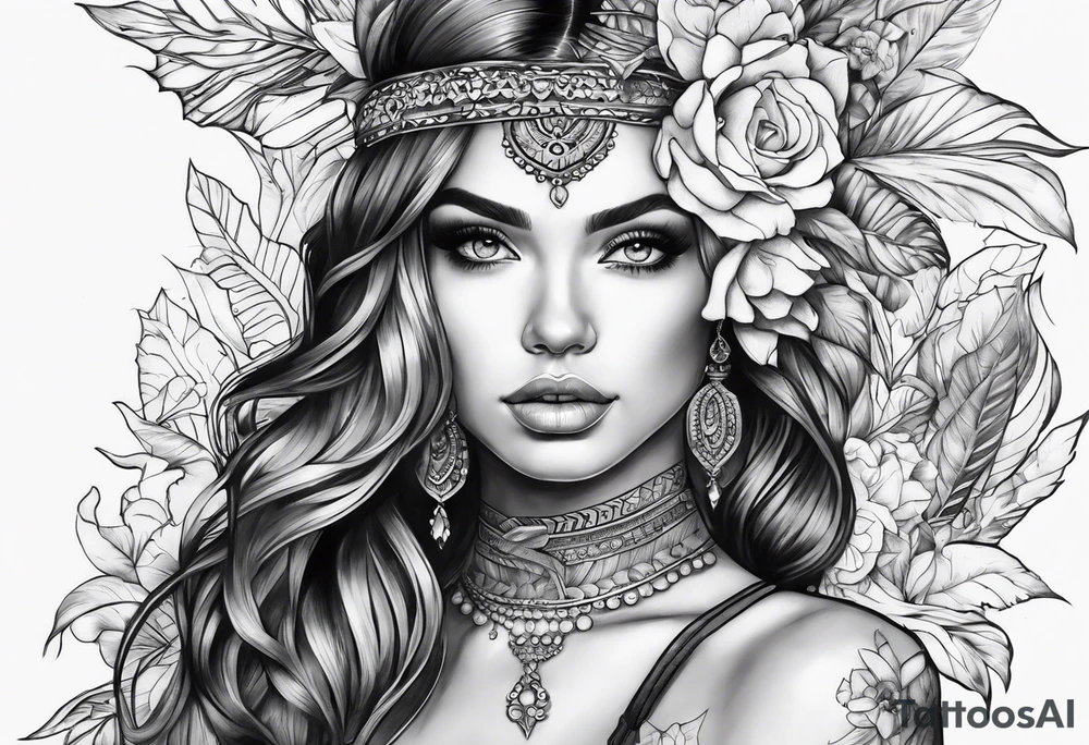 Naked tattoo idea