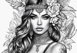 Naked tattoo idea
