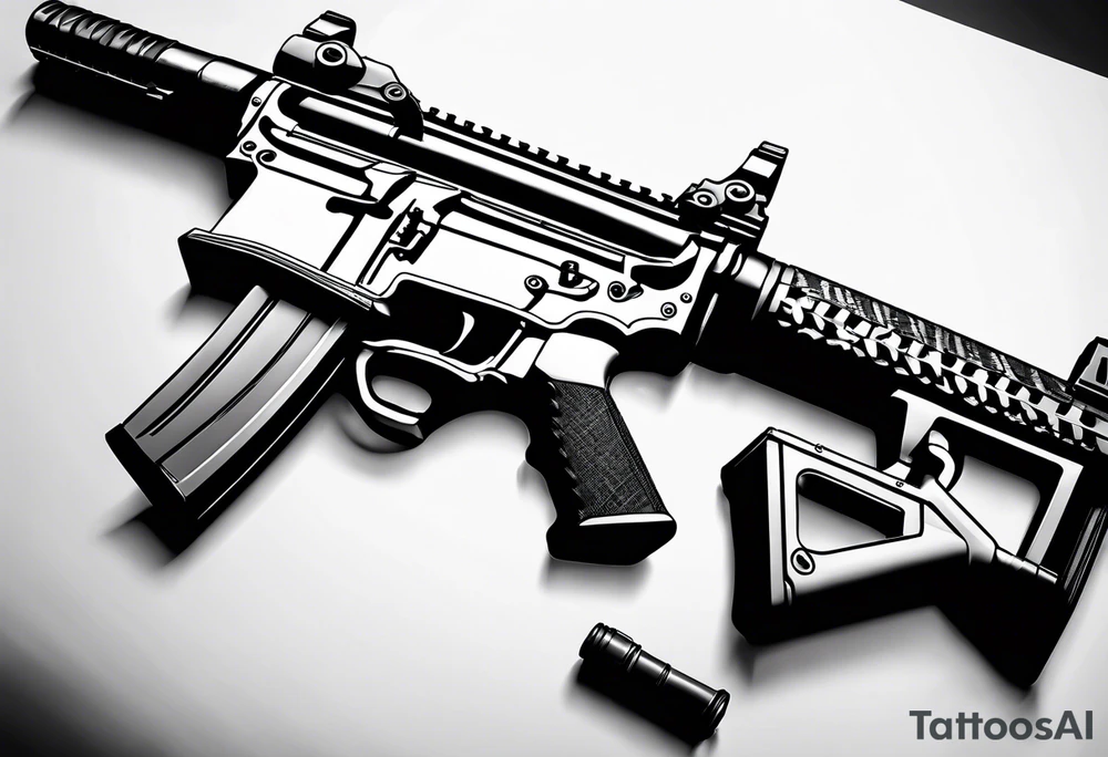 Ar 15 tattoo idea