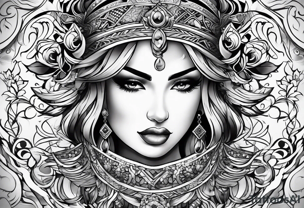 Line armband tattoo idea