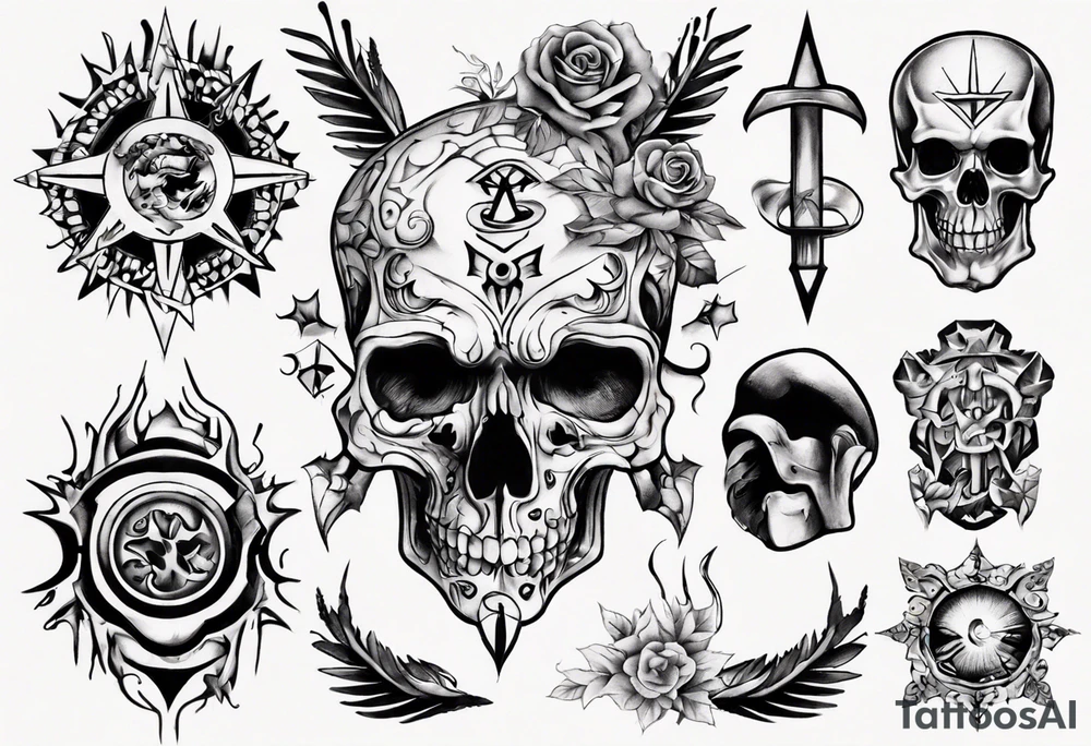 schwert tattoo idea