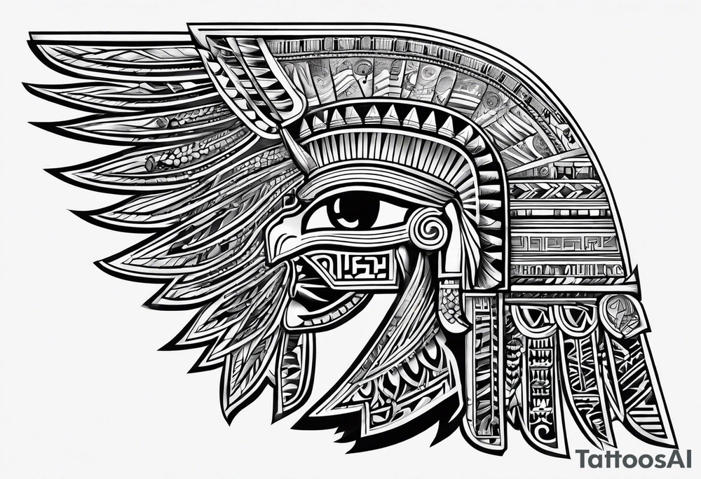 egyptian hieroglyphs tattoo idea