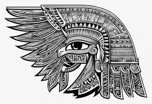 egyptian hieroglyphs tattoo idea