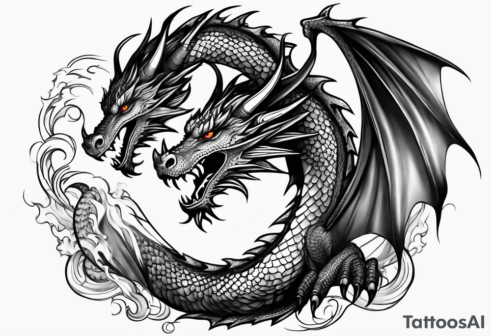 dragon tattoo idea