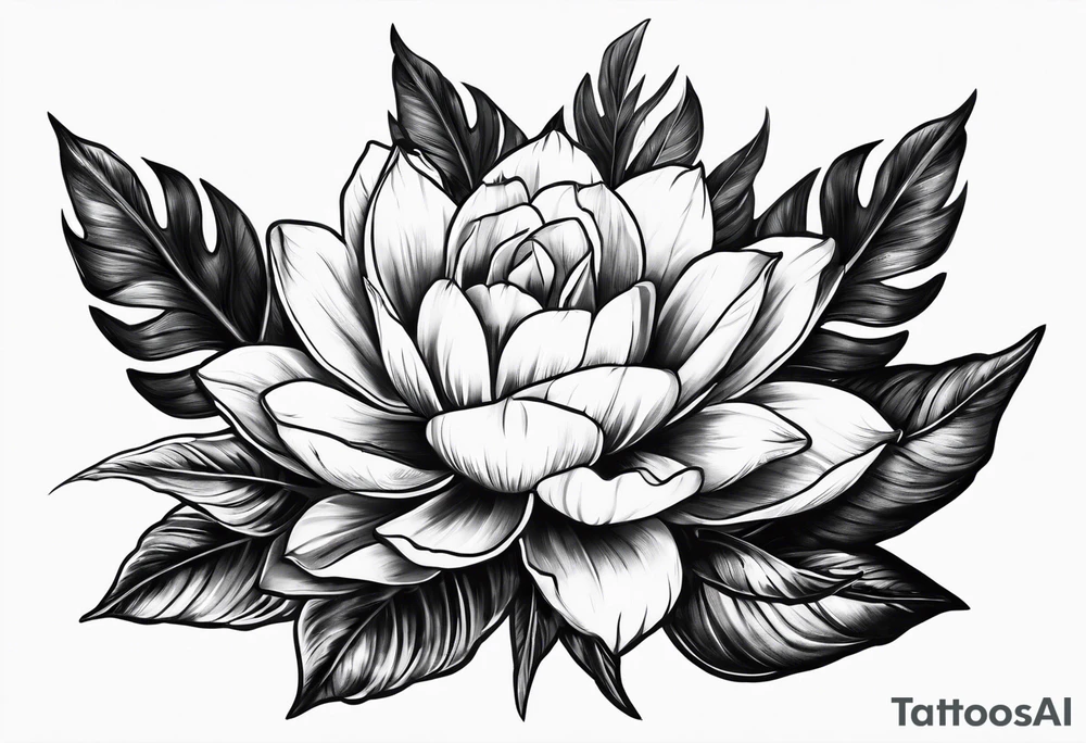 Pina plant tattoo idea
