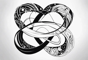 The words Even If and infinity symbol tattoo idea