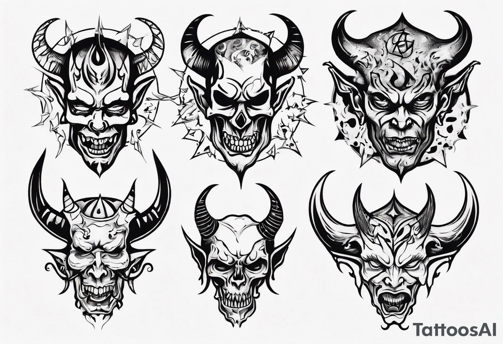 Devil tattoo idea