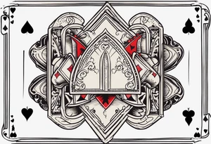 playing cards tattoo idea