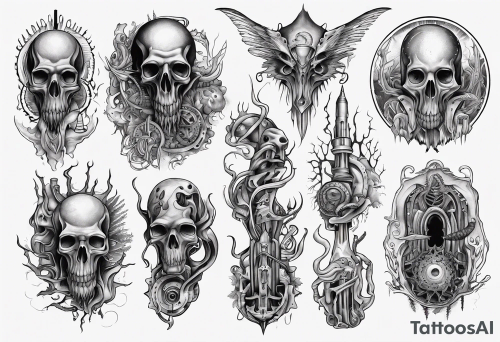 lovecraft them wood tattoo idea