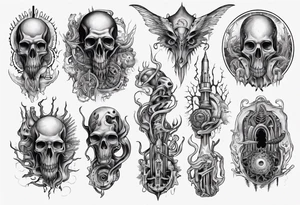 lovecraft them wood tattoo idea
