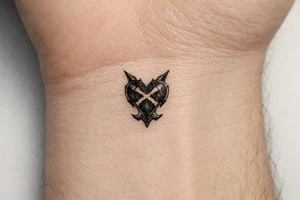 show me a tattoo of heartless shading tattoo idea