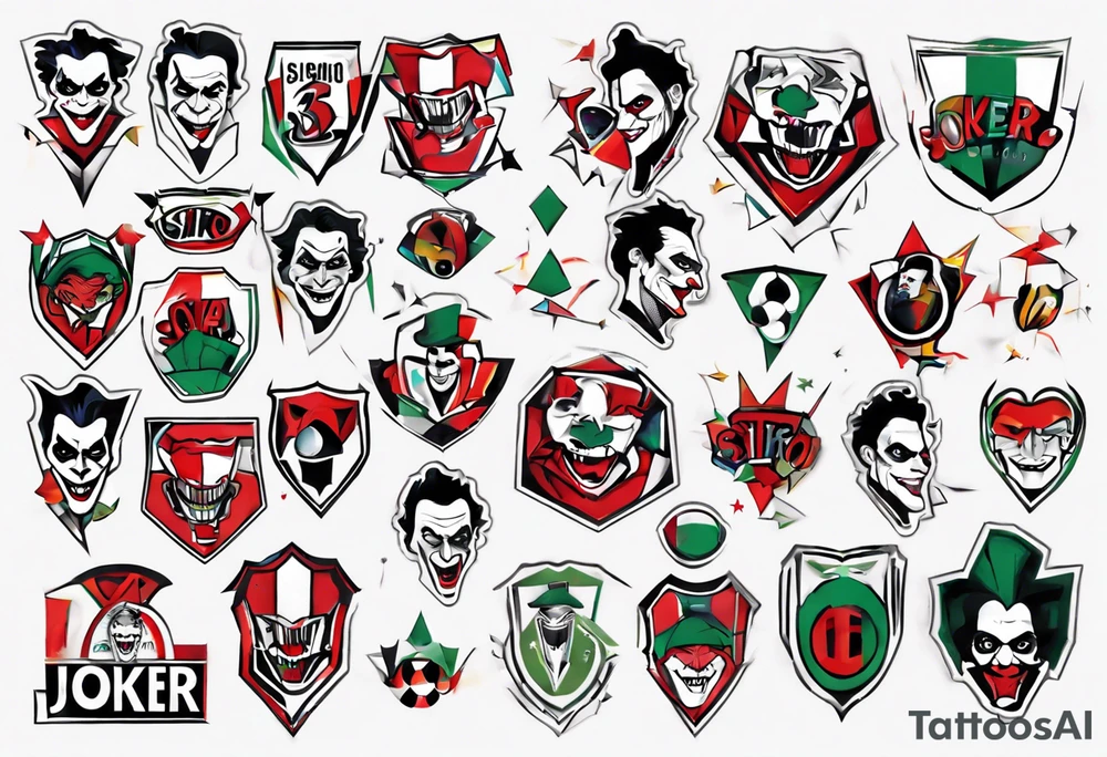 San siro stadium, joker tattoo idea