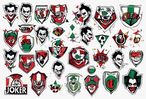 San siro stadium, joker tattoo idea