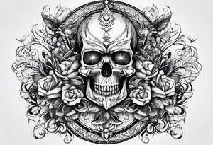 Konzept Tattoo, no skulls, no flames tattoo idea