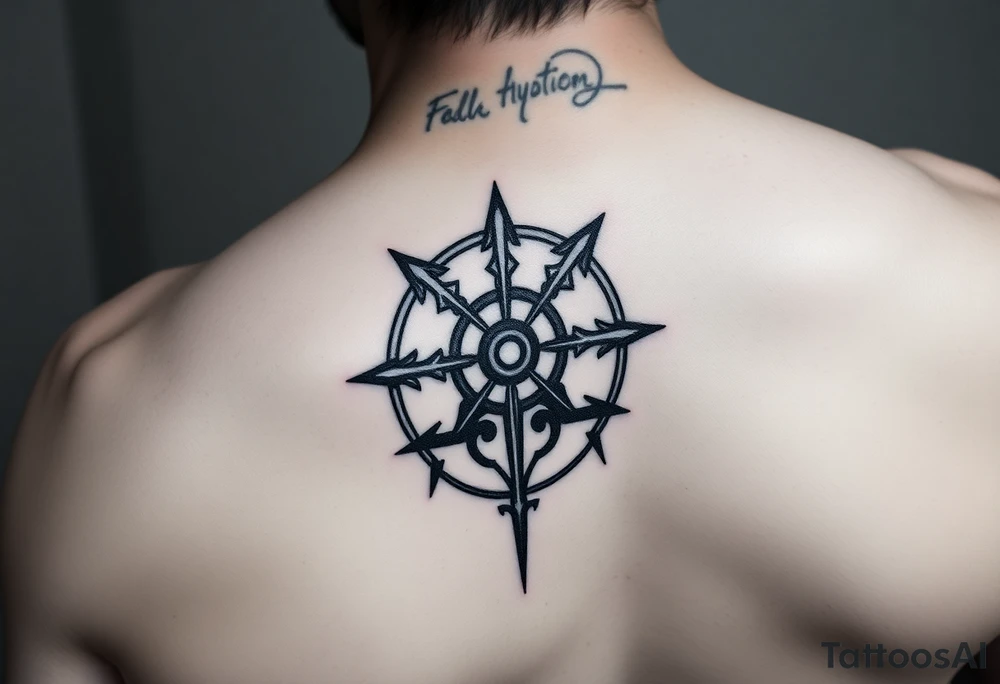 The human transmutation symbol from full metal alchemist tattoo idea