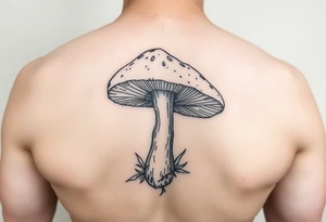Mushroom for a whole arm tattoo idea