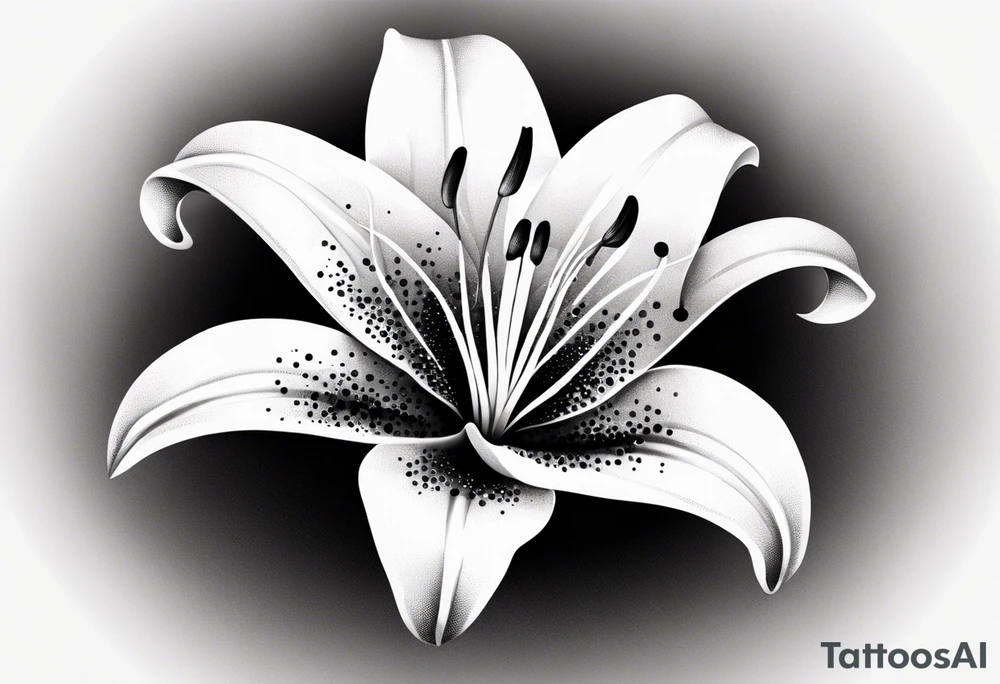 lily  flower tattoo idea
