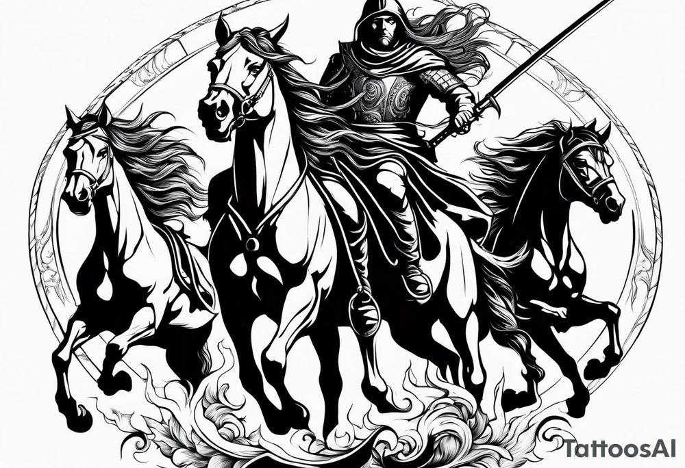 Four Horsemen of the Apocalypse tattoo idea