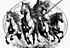 Four Horsemen of the Apocalypse tattoo idea