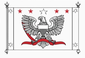 Georgia Republic Flag tattoo idea