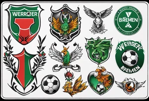 werder bremen fußball, tattoo idea