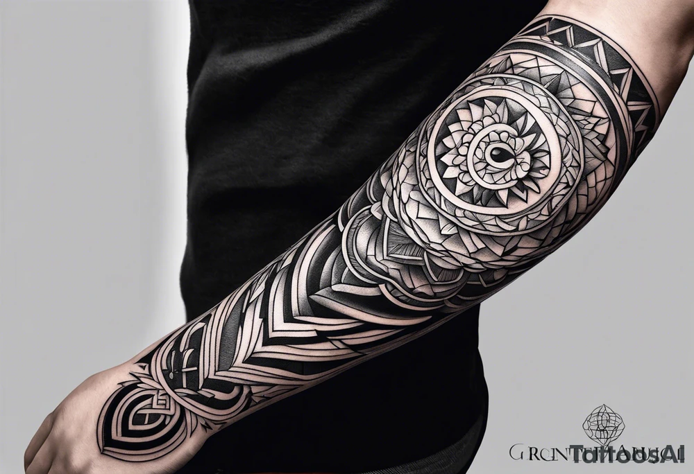 Forearm wisdom tattoo idea
