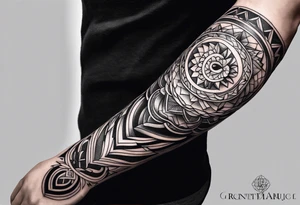 Forearm wisdom tattoo idea