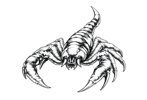 Scorpion Japanese style tattoo idea