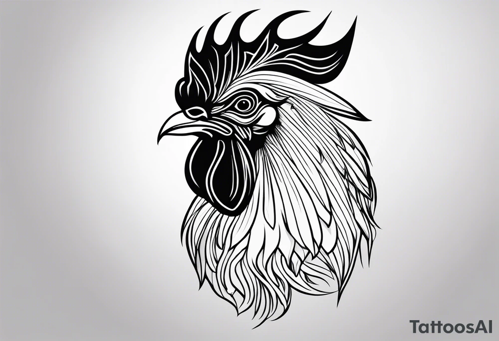 El mencho, rooster tattoo idea