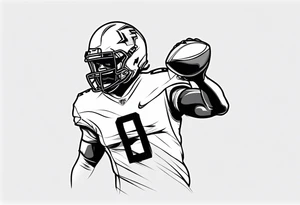 FOOTBALL PLAYER tattoo idea