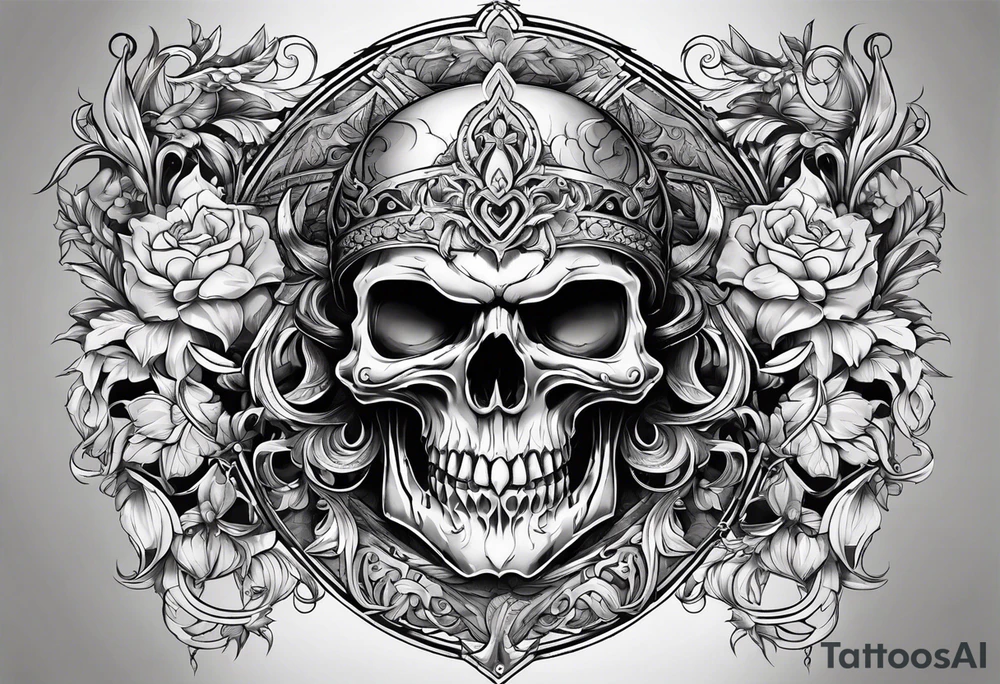 Diablo, skull tattoo idea