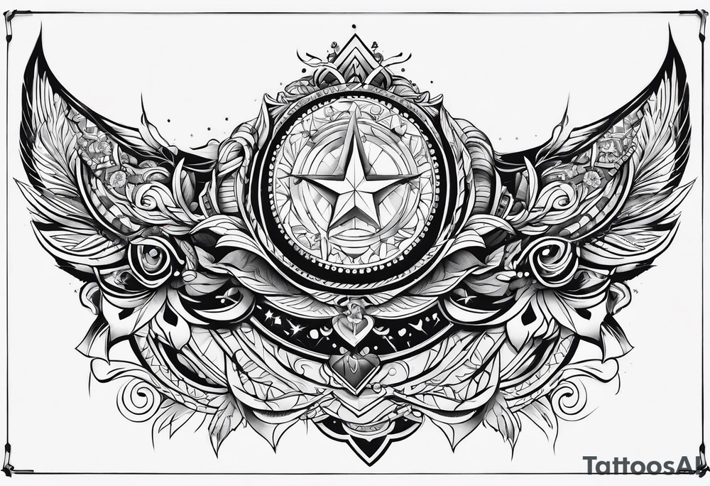 Space armband tattoo tattoo idea