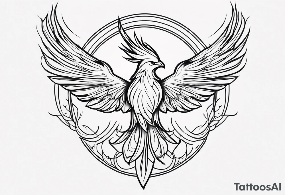 phoenix tattoo idea