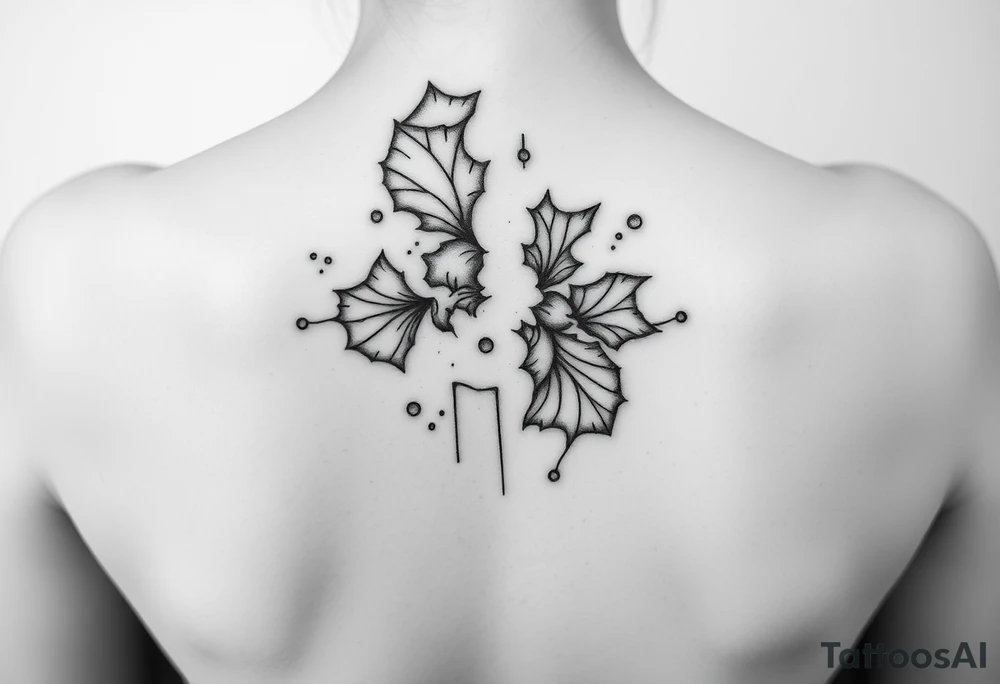 Can you design me a tattoo that represents a woman whose life has been shattered by broken trust, infidelitty, and alcoholism. But everyday she’s working at putting the pieces back together and is held together by her son, and hope for the future tattoo idea