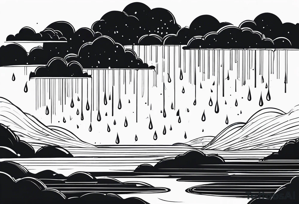 midnight rain tattoo idea