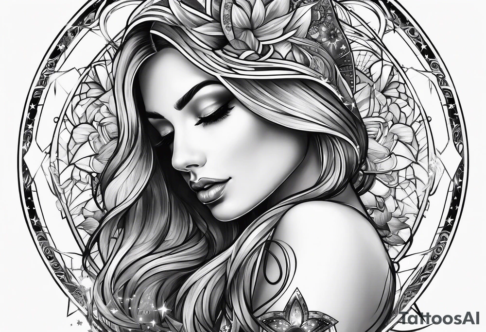 A star in the sky tattoo idea