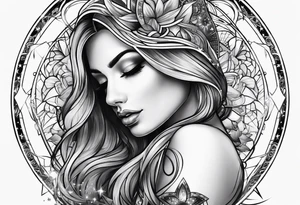 A star in the sky tattoo idea